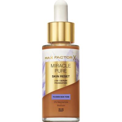Max Factor Miracle Pure 2in1 Skin Reset Serum Foundation 90-95 Deep