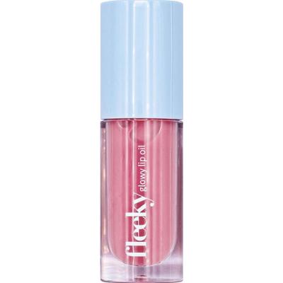 Fleeky Glowy Lip Oil - Intense Care with Lustrous Shine Berry Red (5 ml)