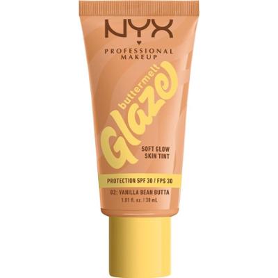 NYX Professional Makeup Buttermelt Glaze Skin Tint SPF30 Foundation 02 Vanilla Bean Butta (30 ml)