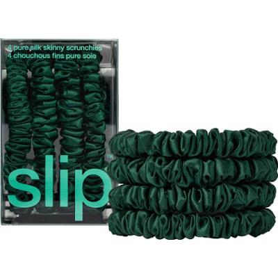 Slip Pure Silk Skinny Scrunchies Forest