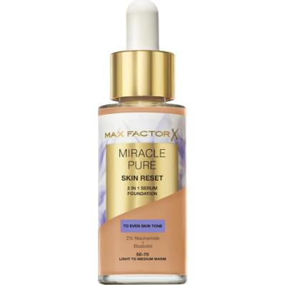 Max Factor Miracle Pure Skin Reset 2 In 1 Serum Foundation 80.5 Medium Warm