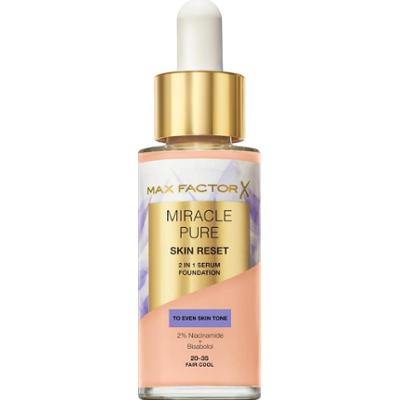 Max Factor Miracle Pure Skin Reset 2 In 1 Serum Foundation 30.5 Fair Cool