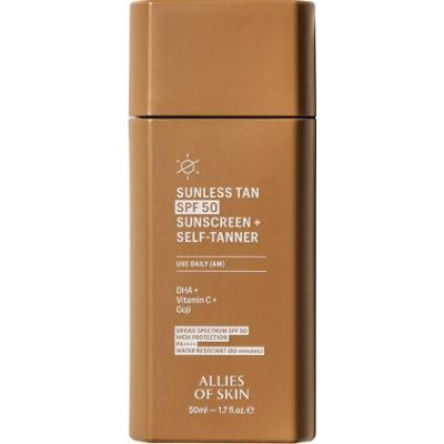 Allies of Skin Sunless Tan SPF 50 Sunscreen + Self-Tanner (50 ml)
