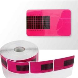 Szablony formy wąskie różowe 500 szt.