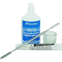 Zestaw do brwi i rzęs henna proszkowa czarna KAMA