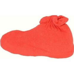 Skarpeta kosmetyczna frotte czerwony 1 para