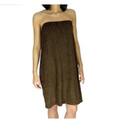 Tunika peleryna kosmetyczna frotte czekoladowy