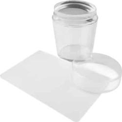 Stempelek silokonowy duży ze ściągaczką i zatyczką