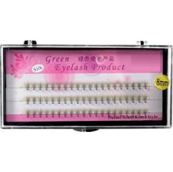 Rzęsy jedwabne kępki dł 8 mm, gr 0,1 mm, profil C