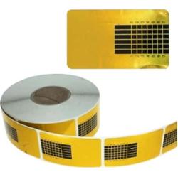 Szablony formy wąskie złote 500 szt.