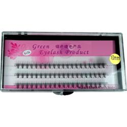 Rzęsy jedwabne kępki dł 10 mm, gr 0,1 mm, profil C