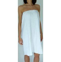 Tunika peleryna kosmetyczna frotte biały