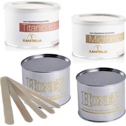 Zestaw 4x wosk w puszce + szpatuły