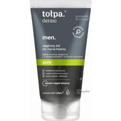 Tołpa Dermo Men pure węglowy żel do mycia twarzy 150 ml