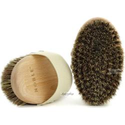 NOBLE - Szczotka do masażu ciała na sucho - Końskie włosie + Tampico - SZ04