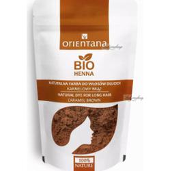 ORIENTANA - BIO HENNA - 100% Naturalna roślinna farba do włosów długich - Karmelowy Brąz - 100g