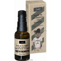 LaQ - FACE 'N' BEARD OIL - Olejek po goleniu i do brody - Dzikus z lasu - 30 ml