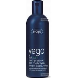 ZIAJA - YEGO - Żel pod prysznic dla mężczyzn 3w1 - 300 ml