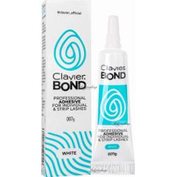 Clavier - Bond Professional Adhesive - Profesjonalny klej do kępek oraz sztucznych rzęs - White - 7g