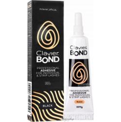 Clavier - Bond Professional Adhesive - Profesjonalny klej do kępek oraz sztucznych rzęs - Black - 7g