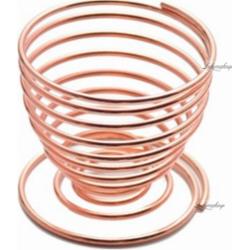 Many Beauty - Miedziany stojak na gąbkę do makijażu - Sprężyna