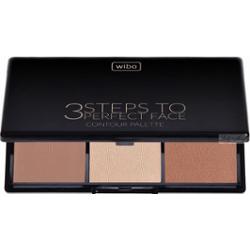 WIBO - 3 Steps To Perfect Face Contour Palette - Paleta do konturowania twarzy - 10 g - DARK