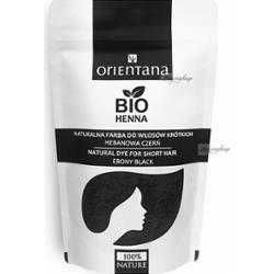 Orientana Bio Henna Natural Dye trwała farba do włosów odcień Ebony Black 100 g
