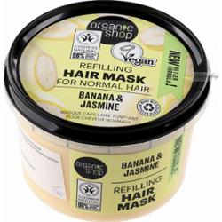 Organic Shop Banana & Jasmine maska do włosów do zwiększenia objętości 250 ml