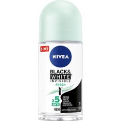 Nivea - Black & White Invisible - Fresh - 48H Anti-Perspirant - Antyperspirant w kulce dla kobiet - 50 ml