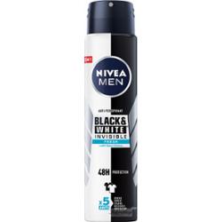 Nivea - Men - Black & White Invisible - Fresh - 48H Anti-Perspirant - Antyperspirant w aerozolu dla mężczyzn - 250 ml