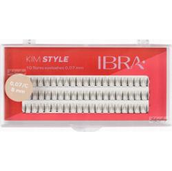 Ibra - KIM STYLE - 10 Flares Eyelashes - Kępki sztucznych rzęs  - 8 mm