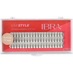 Ibra - KIM STYLE - 10 Flares Eyelashes - Kępki sztucznych rzęs  - 12 mm