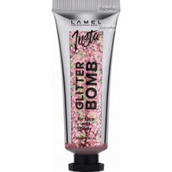 LAMEL - INSTA GLITTER BOMB - Płynny brokat do twarzy i ciała - 20 ml - 403