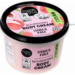 ORGANIC SHOP - BODY CREAM - Pink Lychee - Krem do ciała - Różowe liczi - 250 ml