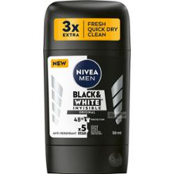 Nivea - Men - Black & White Invisible - Original - 48H Anti-Perspirant - Antyperspirant w sztyfcie dla mężczyzn - 50 ml