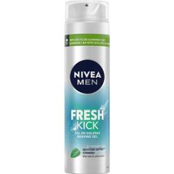 Nivea - Men - Fresh Kick - Refreshing Shaving Gel - Odświeżający żel do golenia - 200 ml