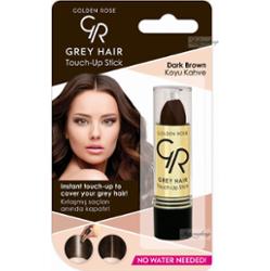 Golden Rose - GRAY HAIR - TOUCH-UP STICK - Sztyft na odrosty - 5,2 g - 02 - DARK BROWN