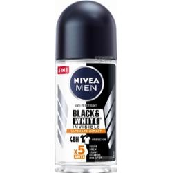 Nivea - Men - Black & White Invisible - Ultimate Impact - 48H Anti-Perspirant - Antyperspirant w kulce dla mężczyzn - 50 ml