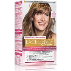 L'Oréal - EXCELLENCE Creme - Koloryzacja do włosów z potrójną pielęgnacją - 7.1 Popielaty Blond