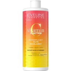 Eveline Cosmetics - VITAMIN C 3x Action - Rozświetlający płyn micelarny - 500 ml