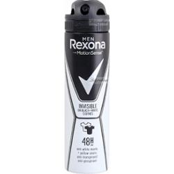 Rexona - Men - Invisible On Black + White Clothes Anti-Perspirant 48H - Antyperspirant w areozolu dla mężczyzn - 150 ml