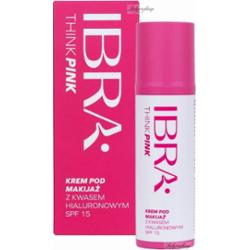 Ibra - THINK PINK - Under Makeup Cream With Hyaluronic Acid SPF 15 - Krem pod makijaż z kwasem hialuronowym - SPF15 - 50 ml