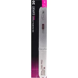 Staleks - Pro Expert - Nail File Metal Straight Base 20 - Metalowa baza do nakładek papmAm