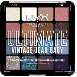 NYX Professional Makeup - ULTIMATE - SHADOW PALETTE - Paleta 16 cieni do powiek - 02 VINTAGE JEAN BABY - 16 x 0,8 g