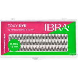 Ibra - FOXY EYE 12 Flare Eyelashes by Ewelina Zych - Kępki sztucznych rzęs - Skręt J - 120 kępek - 0.10/16 mm