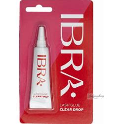 Ibra - Lash Glue Clear Drop - Przezroczysty klej do rzęs, bez lateksu - Wodoodporny - 7 g