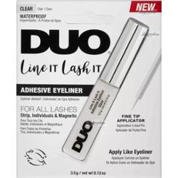 DUO - Line It Lash It - Adhesive Eyeliner - Klej do rzęs i eyeliner - Clear - Wodoodporny - 3,5 g