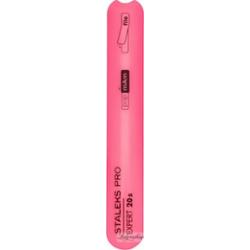 Staleks - Pro Expert - Slanted Plastic Nail File Straight Base 20s - Plastikowa baza do nakładek papmAm - Krótka 13 cm