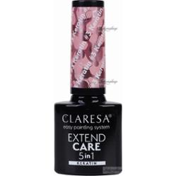 Claresa Extend Care 5 in 1 Keratin baza do paznokci hybrydowych o działaniu odżywczym odcień #3 5 g