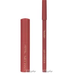 Pierre René - LIP KIT - Lip Contour Vinyl Lips - Zestaw do makijażu ust - Pomadka Vinyl Lips + Konturówka - 04 WARM NUDE